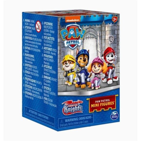 Paw Patrol Rescue Knights Marshall Mini Figure & Castle Mystery Box New - Picture 7 of 7